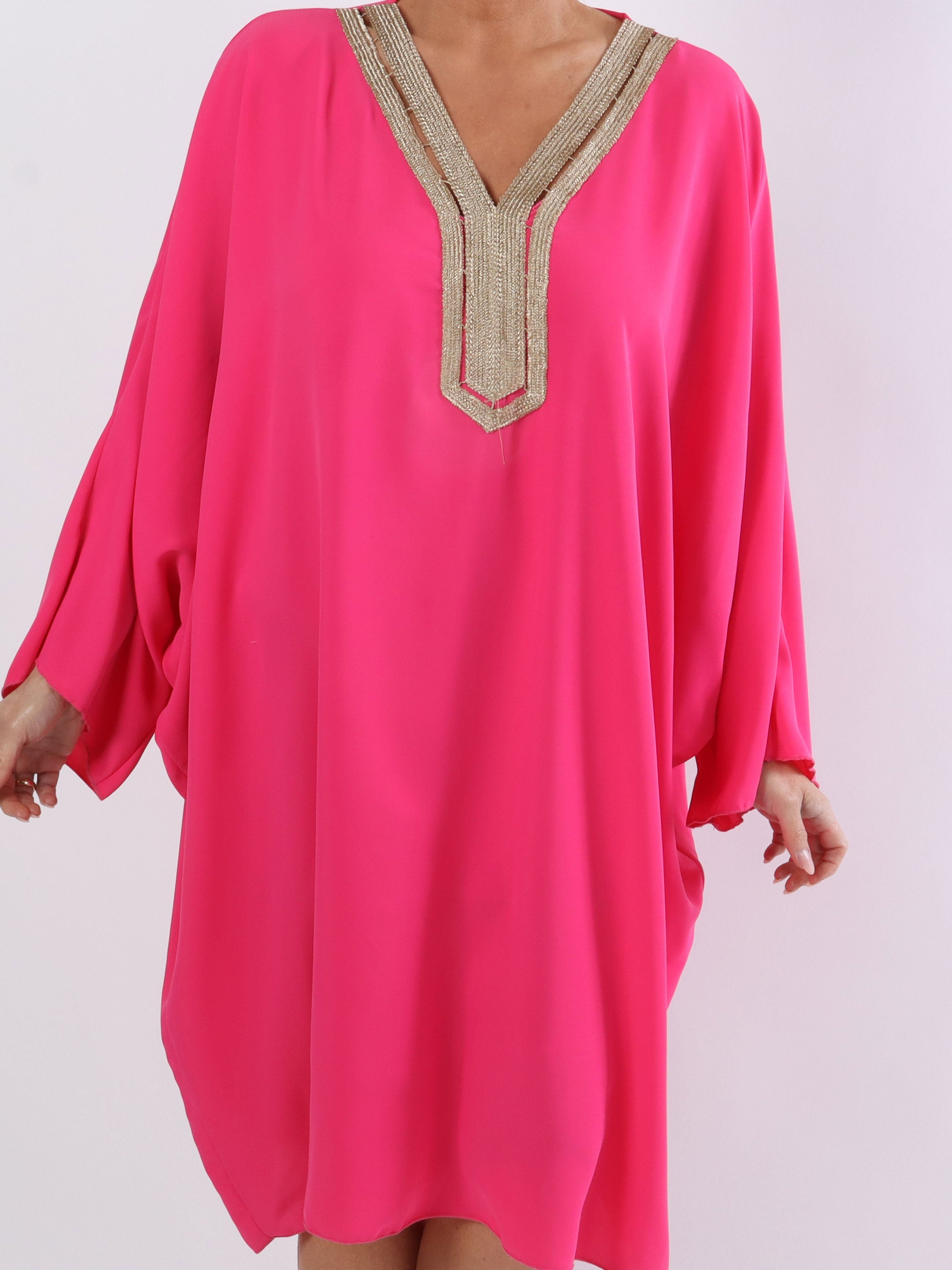 Viola - Plus size tunika med fin halsringning